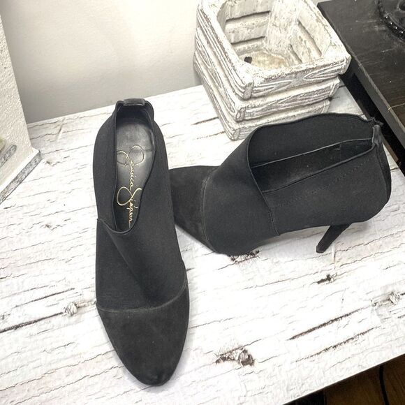 🌷 Jessica Simpson🌷  Black Stiletto Heel Booties - Picture 2 of 11